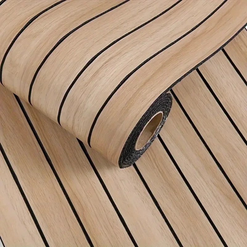 Extra Thick 3D Retro Wood Grain Self-adhesive Wallpaper Perfect for DIY Ceiling and Wall Projects SXP Resin Removable Waterproof