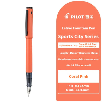 Japan PILOT Fountain Pen M/F Alloy Nib Ergonomic Grip F/M Nib Calligraphy Pens Luxury Daily Writing Drawing Signature Stationery