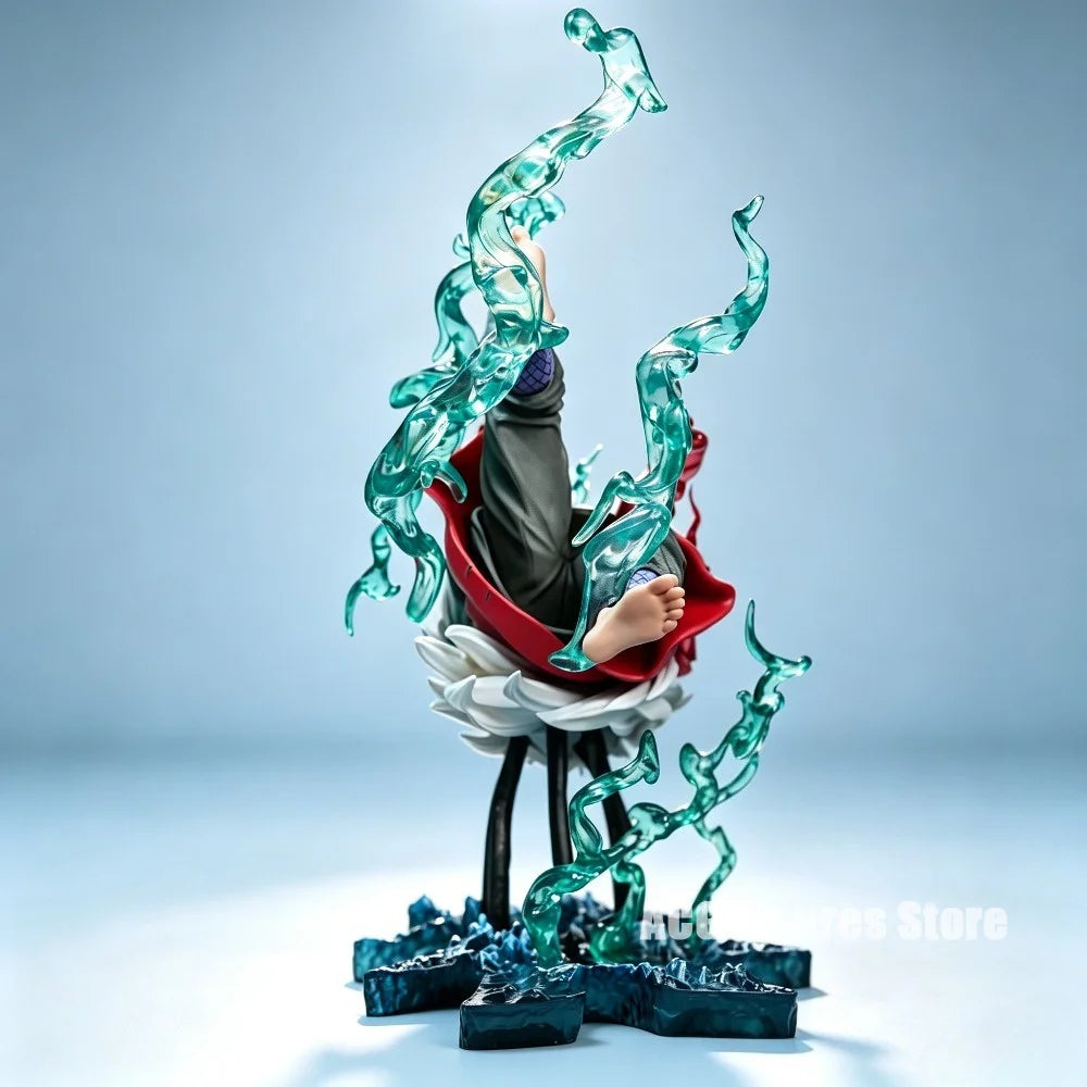 24cm Naruto Shippuden Jiraiya Anime Figure Battle Scene Statue PVC Collectible Model Ornament Desktop Birthday Christmas Gift