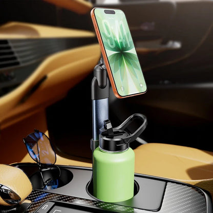 Multifunctional Universal ABS Retractable Cup Holder Bracket Car Rod Flat Bracket for Vehicle Interior Organization