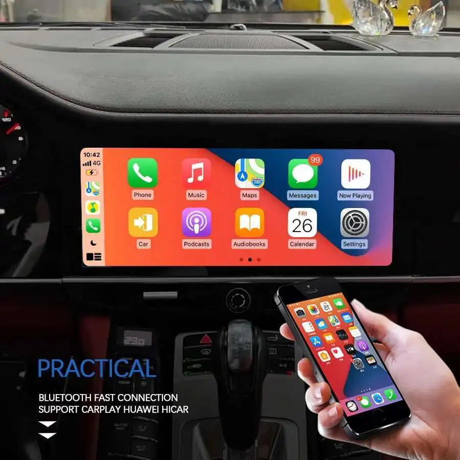 Carplay for Porsche Panamera 970 Upgraded Interactive Dual Screen 12.3 Inch + 10.25 Inch Android Multimedia Video Player
