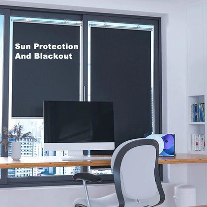 Cordless Retractable Roller Shades Vehicle Curtain Supplies Solar Window Blinds Without Drill Interior Guard Total Blackout