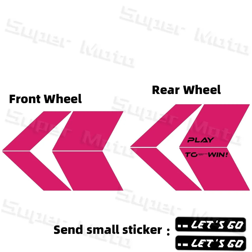 For 150nk150NK NK150 250NK 250SR 450NK 450SR 800NK Arrow Wheel Hub Stickers Accessories Rim Decoration Protection Decals