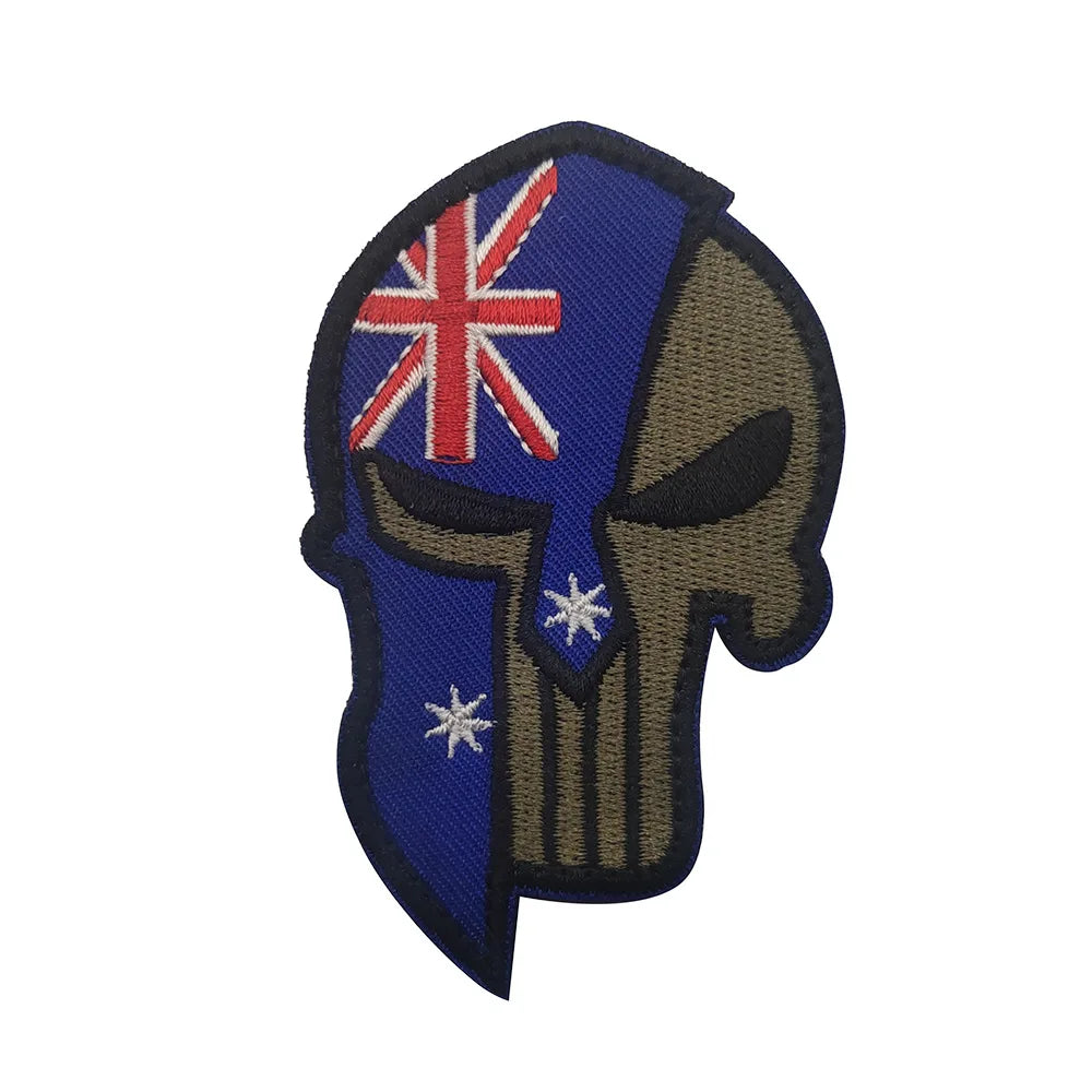 Australia Flg Australia Flag PVC Embroidery Armband Velcro Morale Badge Backpack Patch Stick on clothes backpacks