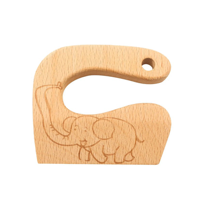 Kids Wooden Knife and Cutting Board Set Montessori Pretend Play Kitchen Toy Food Cutting Tool Educational Gift for Children