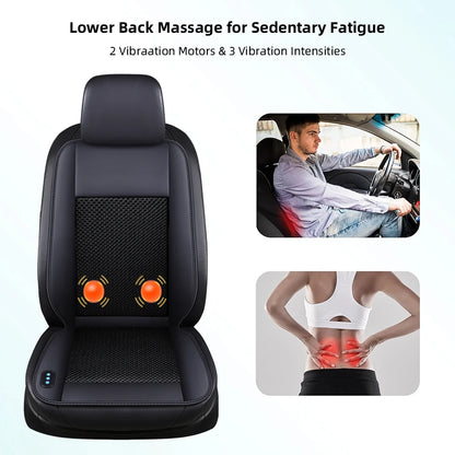 E-ACE 3-in-1 Large Truck 12V&24V Car Mounted Ventilation Cooling Heating Massage Seat Cushion Truck Blowing Cool Seat Cushion