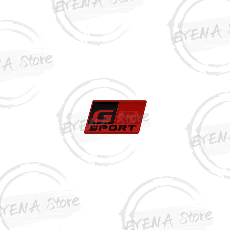 1pcs Car Metal Alloy GR SPORT Logo Steering Wheel Sticker Emblem For Toyota Yaris RAV4 Hilux Camry Prius Land Cruiser Corolla