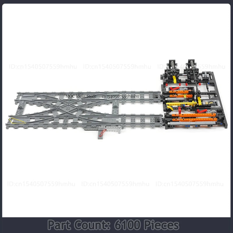 Train Module GBC Railway System MOC Building Blocks Motor Machine Sports Ball Technology Bricks DIY Assembly Toys Xmas Gifts