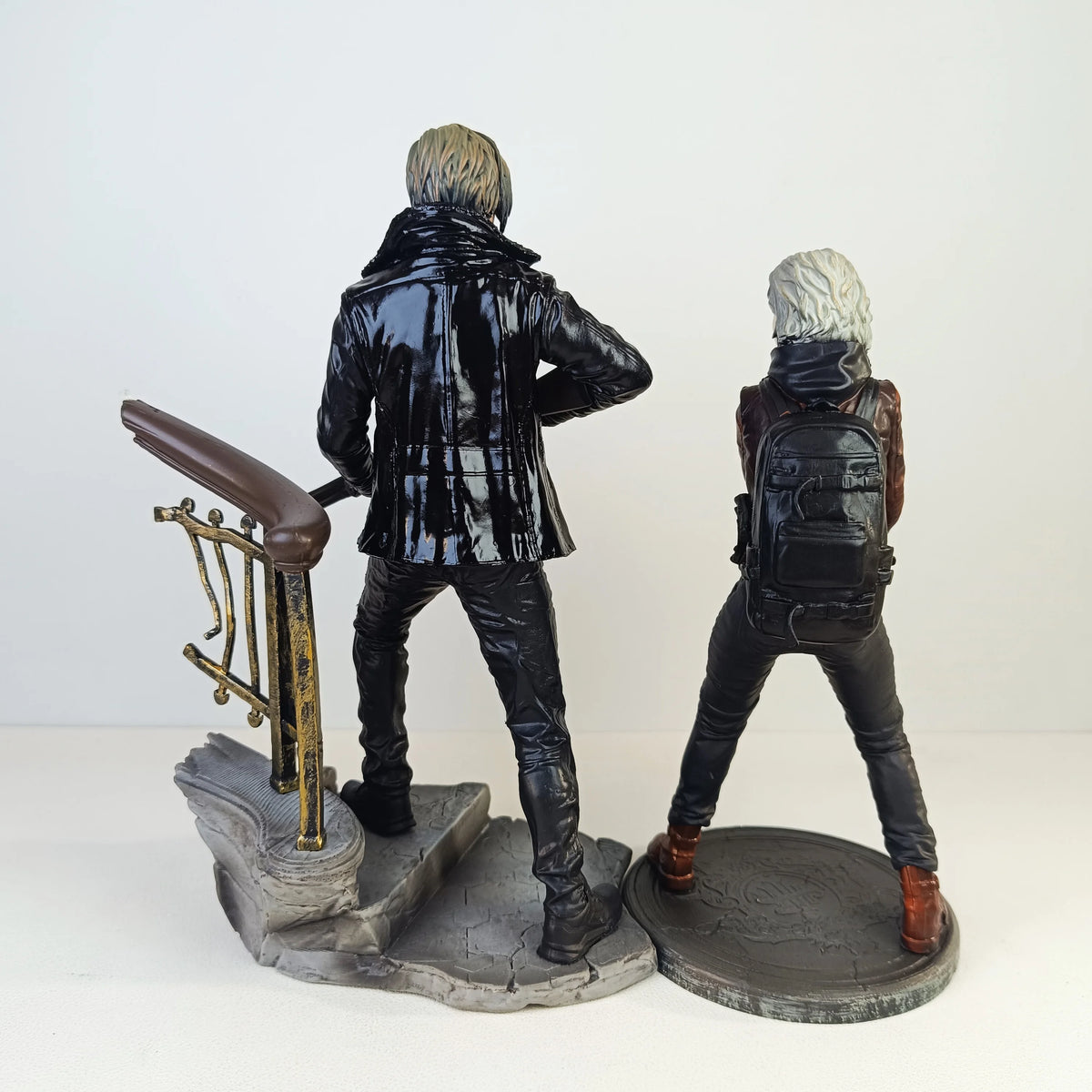 21cm Resident Evil Action Figures Leon And Grace GK Statue Decorative Figures
