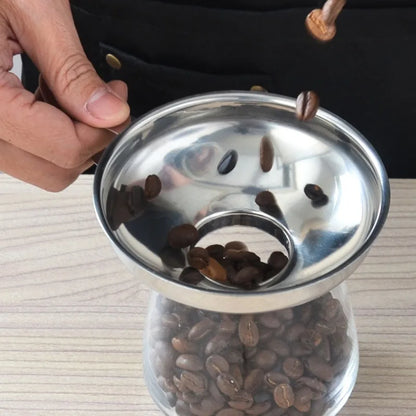 Wide Mouth Stainless Steel Funnel Kitchen Making and Spice Transfer Efficient Hopper Design for Water and Liquid Storage