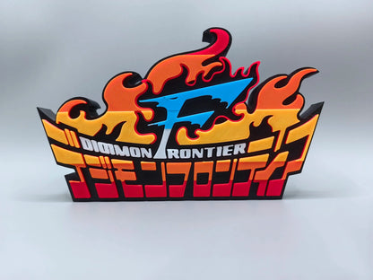 Yu-Gi-Oh! Digital Monster Kotobukiya Logo Decoration Three-Dimensional Font Standing Sign Ornament