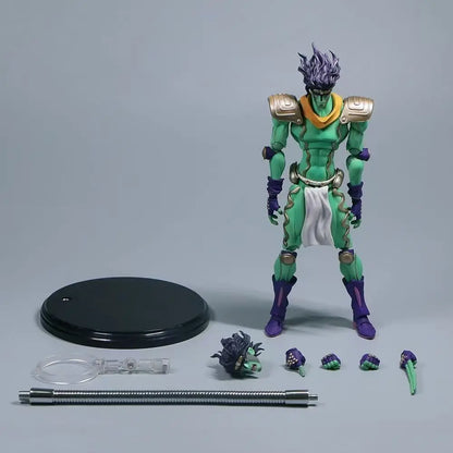 22cm 8.6 inch Anime Star Platinum Jotaro Kujo Action Figures Pvc Statue Desktop Ornamen Collection Statue Model Toys Gifts