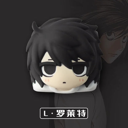 Anime Death Note Light Yagami L Cartoon Character Merchandise Cute Custom Mechanical Keyboard Keycaps Esc Otaku Surprise Gifts