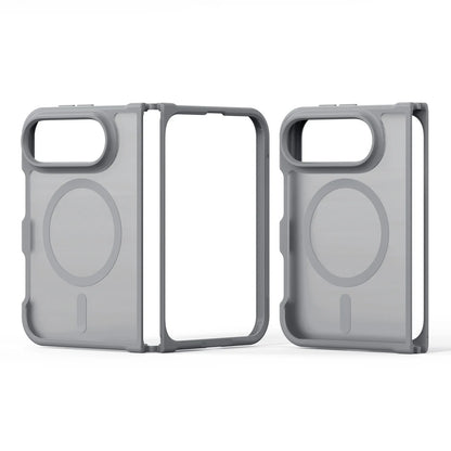 For iPhone 18 Fold Matte Magnetic Case, Compatible For MagSafe Drop Protection Translucent Cover For iPhone 18 Duo