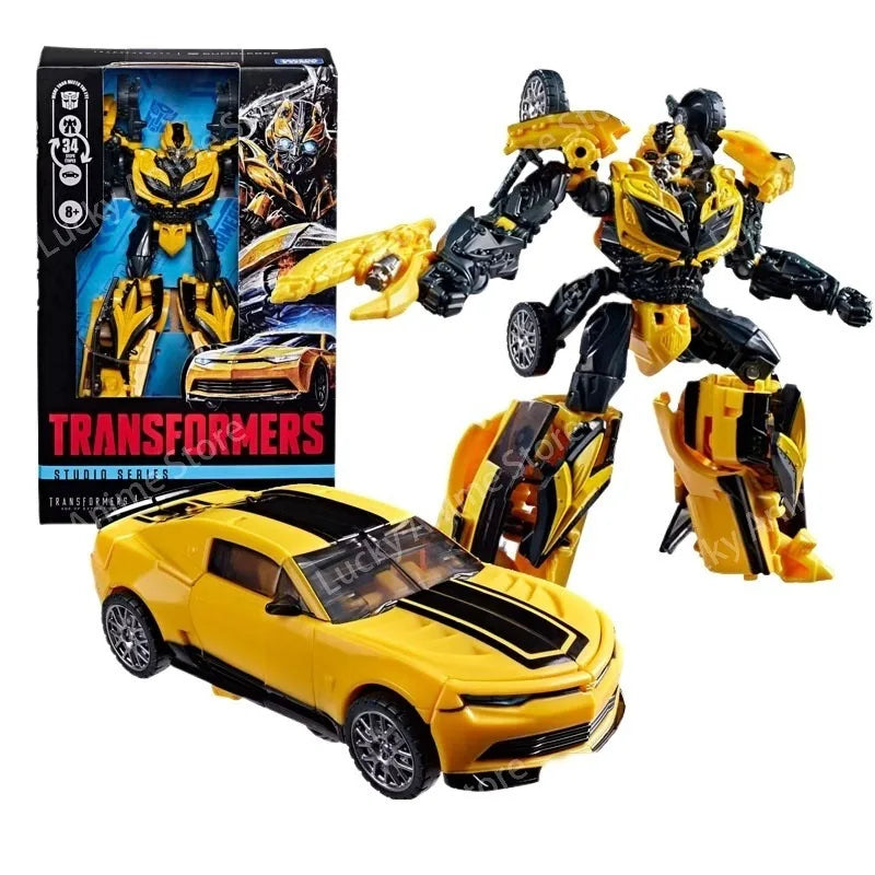 Hasbro Transformers Studio Series Bumblebee Soundwave Thundercracker Deluxe Action Figure Age Extinction Model Collection Gift