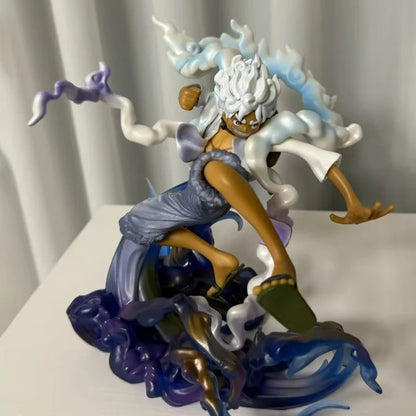 One Piece Lffy Anime Figure Gear 5 Luffy Action Figurine Sun God Nika Luffy Statue PVC Statue Model Doll Collection Toy Gifts