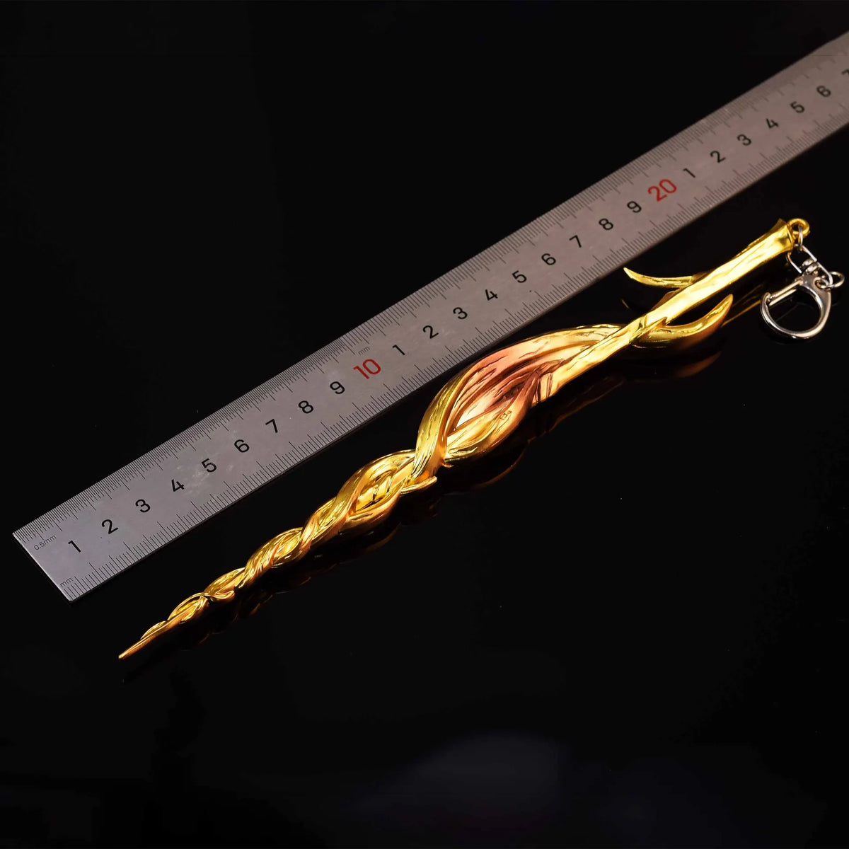 Mini Dark Moon Sword Keychain ER Game Peripherals Ranni Hand of Malenia Moonveil Sword Model Key Ring llavero Gift Toys