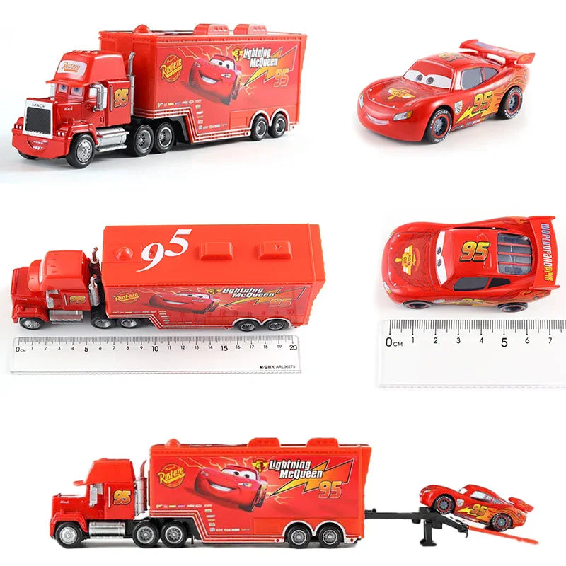 Boy Toys Pixar Cars Jackson Storm Truck Lightning McQueen Racing Toy Car 3 1/55 Ratio Die Casting Mack Model Birthday Gifts