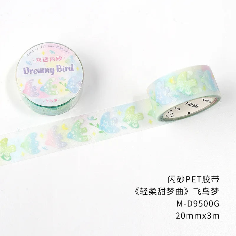 1pcs/1lot Decorative Adhesive Tapes Gentle Sweet Dream Song Junk Journal DIY Paper Japanese Masking Scrapbooking Stickers