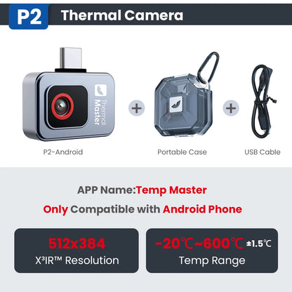 1112℉  P2 Car Diagnostics Thermal Camera Machine Repair Inspection HVAC Home Inspection Water Leakage Check