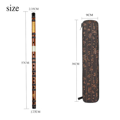 SLADE Bamboo Flute C D E F G Key High Quality Dizi Chinese Traditional Musical Instruments Professional Woodwind Instruments