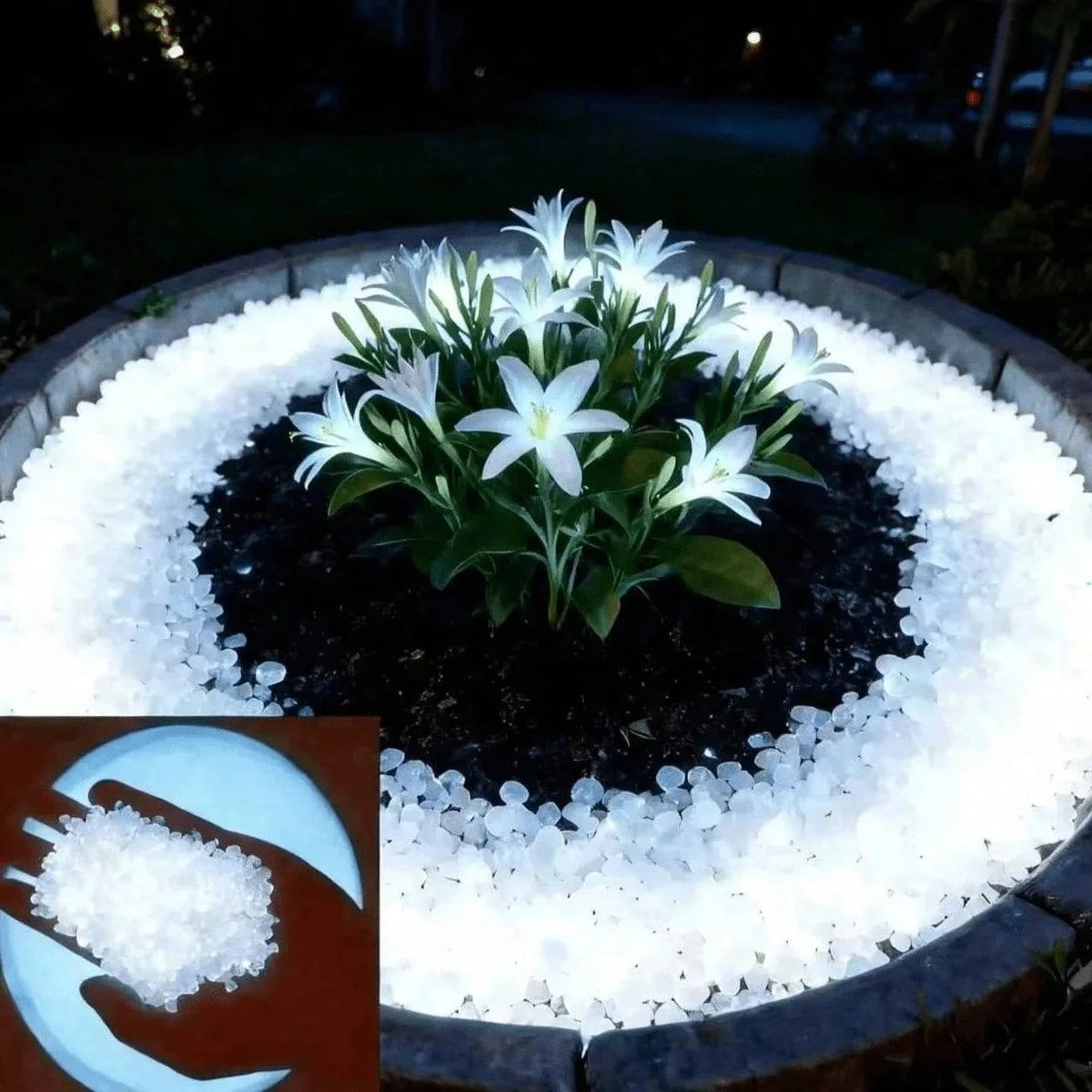 Glow-In-The-Dark Stones, Colorful Luminous Decorative Pebbles, Multi-Color Options. These …Outdoor Fluorescent Stones Are Suitab
