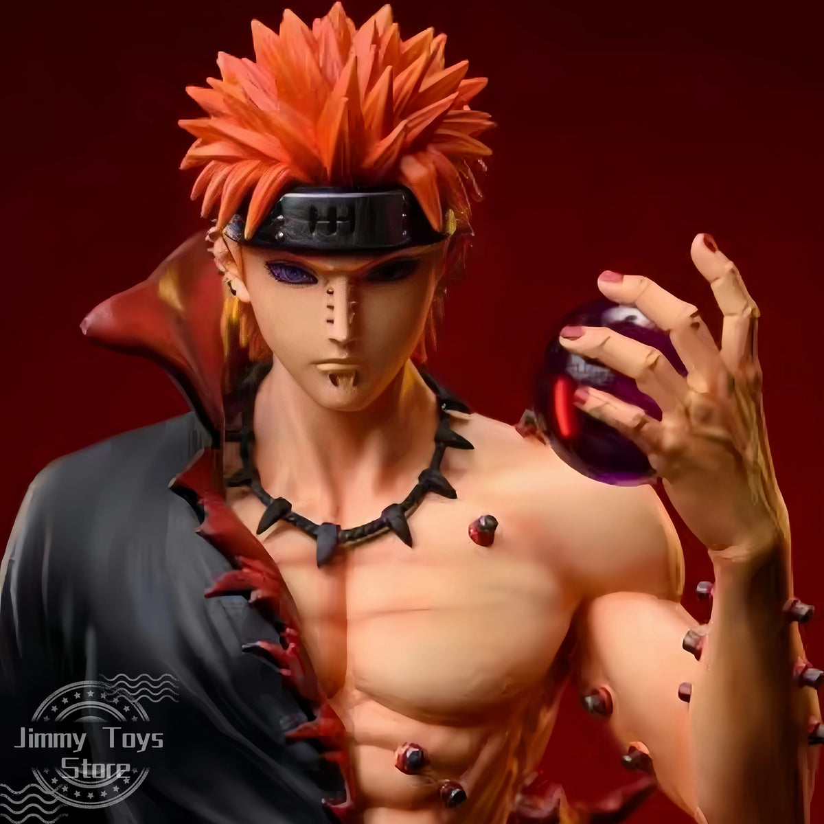 24cm Naruto Figure Action figure Pain Akatsuki Shinra Tensei GK Statue Model Toys Anime Figures Collections Ornament Dolls Gifts