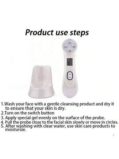 2026 Mini for Face Skin LED Rejuvenation Wand Face Skin Care Massage Beauty Device,Facial Beauty Massager Rechargeable