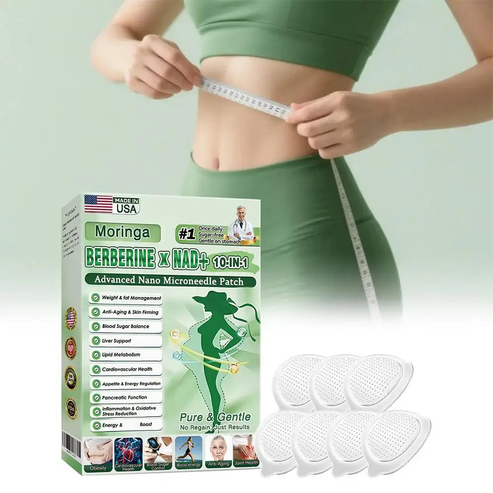 Moringa Slimming Micro-needle Patch Gentle Refreshing Breathable Skin-conforming Daily Portable Skin-friendly Body Shaping Care