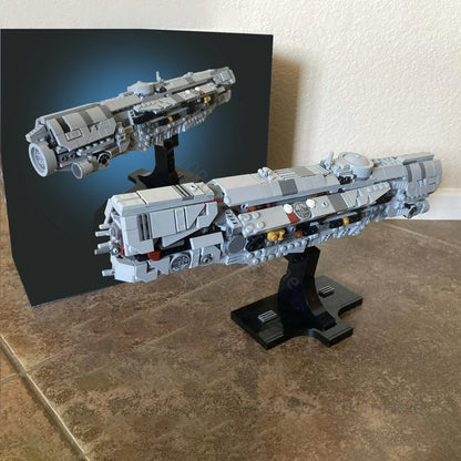 NEW UNSC Infinity Spaceship Building Blocks Model Star Battles Starship DIY Military Sci-fi Movie Assembly Bricks Xmas Toy Gifts