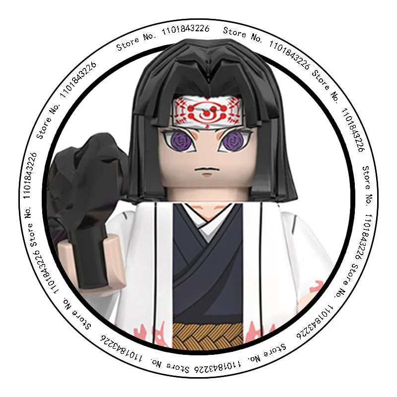 Demon Slayer Miniatures, Tan Errou, NeiZuko, Guiyou, Shinobu, collectible action figures, children's assembled toys, gifts.