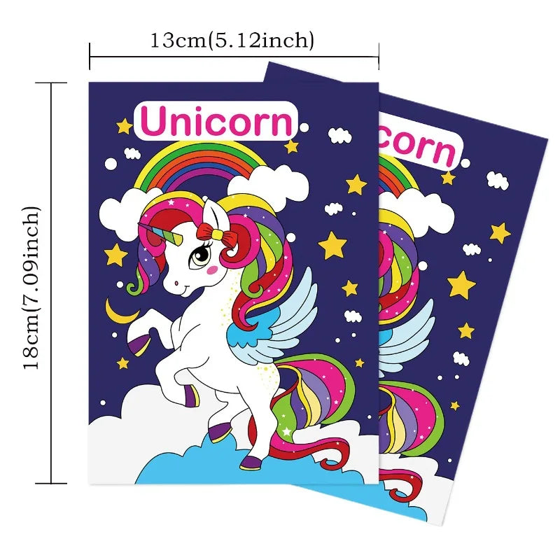 12Pcs/Set Children's Graffiti Drawing Coloring Book for 3-5Year Baby Learn To Draw Early Educational Interactive Preschool Toys