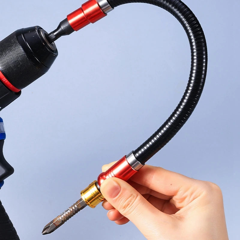 Bendable Elastic Drill Bit Extension Shaft Bits Magnetic Hex Soft Shaft Bar, Flexible Drill Bit Extension Screwdriver Bit Holder