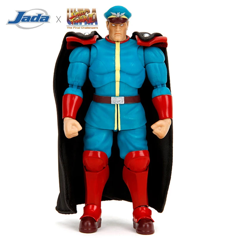 JADA Action Figure Street Fighter Collectible Figures: Akuma Balrog M.Bison Ken Guile Dhalsim ChunLi | Limited Edition ~15-17 CM