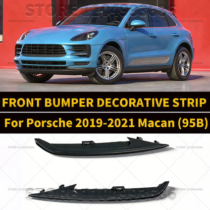 For Porsche 2019 2020 2021 Macan (95B) FRONT BUMPER DECORATIVE STRIP OEM 95B807685B 95B807686B 95B807685B1E0 95B807686B1E0