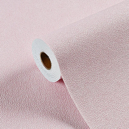 3D Linen Wall Paper Self-Adhesive Bedroom Warm Background Wallpaper Household Decor Waterproof Moisture-Proof Foam Wall Sticker