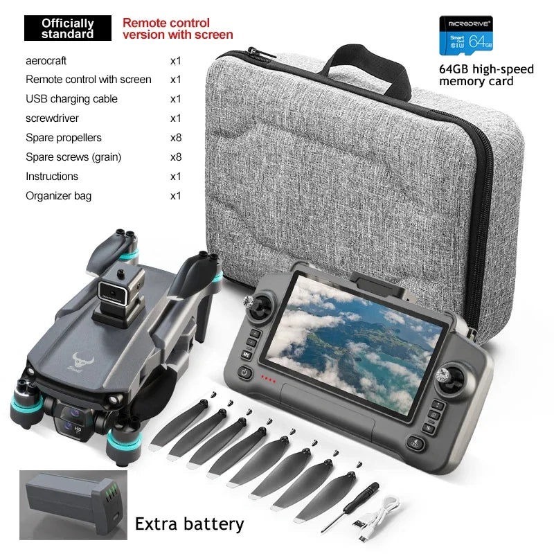 Drone GPS 8K HD Camera Aerial EIS Anti-Shaking 5G WIFI Folding Drones Brushless Obstacle Avoidance Touchscreen RC UAV SG603 Pro