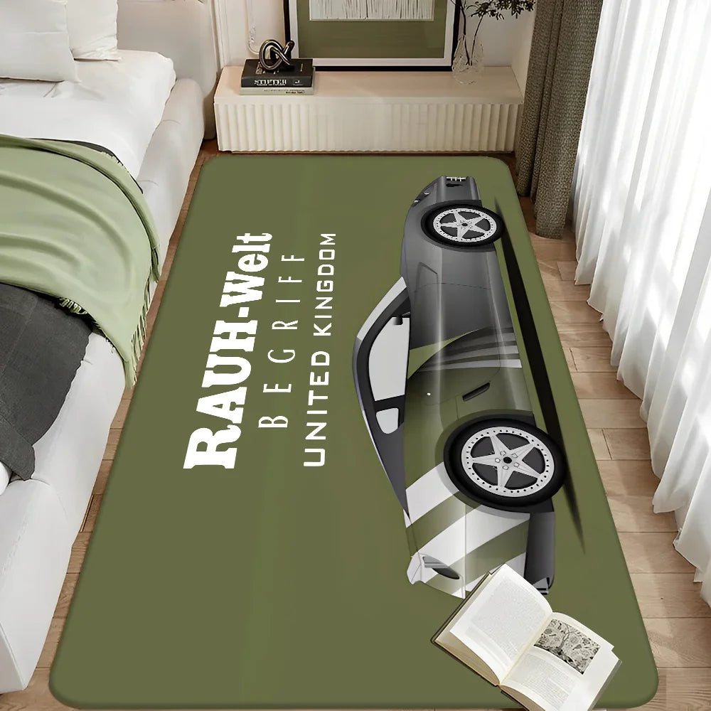 Tokyo JDM RWM Sports Car Carpet for Home Decor Floor Mat Living Room Rugs Bedroom Hallway Non-Slip Carpet Kitchen Rug Doormats