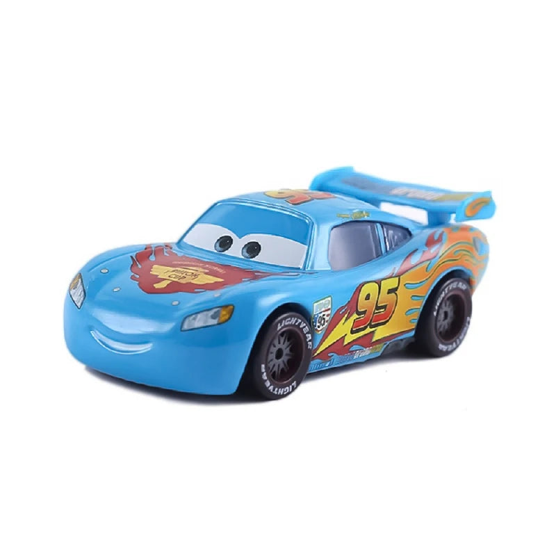 Pixar Cars 3 Lightning McQueen Jackson Storm Anime Cartoon Characters Alloy Diecast Model Toy Cars Fire Engine Children's Gifts
