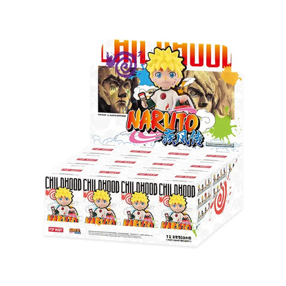 POPMART Naruto Shippuden Childhood Series Blind Box Toys Mystery Box Mistery Caixa Action Figure Genuine Original Surprise Box