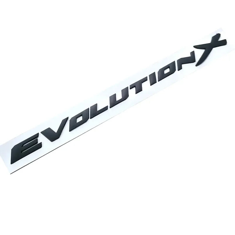 Evolution X Letters ABS Plastic Car Styling Emblem Badge Automobile Refitting Trunk 3D Sticker Decal for Mitsubishi Lancer EVO