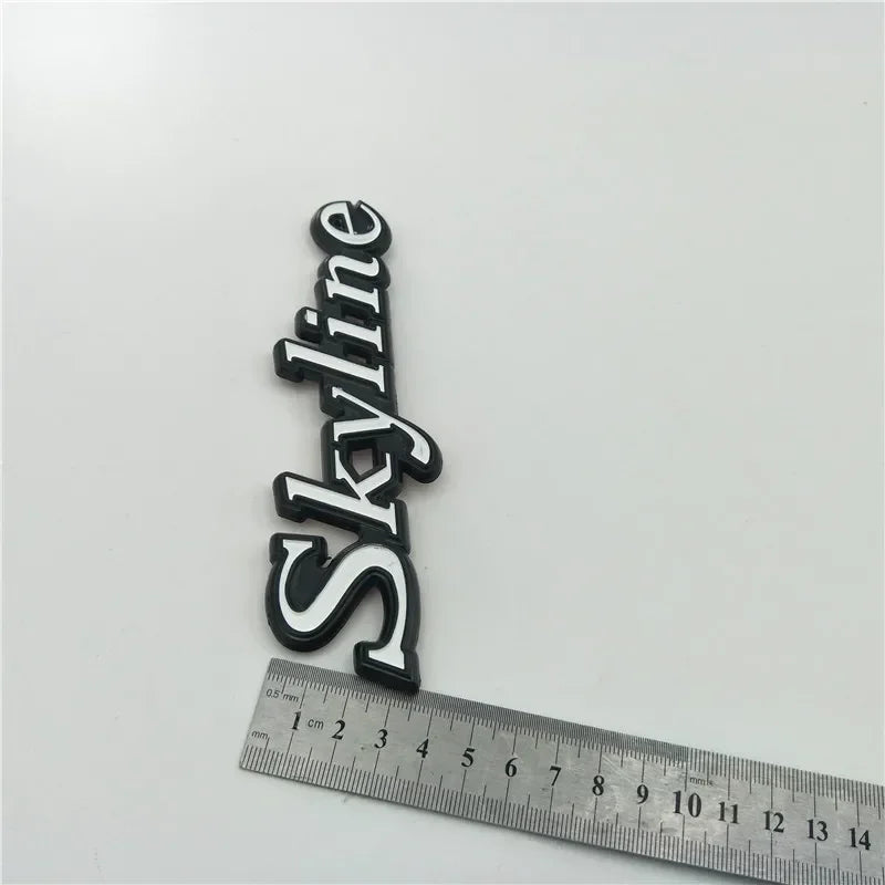 For GTR Skyline Emblem Badge Logo Rear Trunk Side Fender Nameplate C110 KPGC110 GC110 Kenmeri