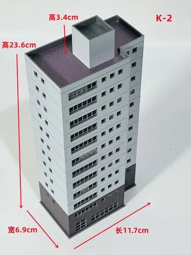 1/350/150 Diorama Outland City Modern Commercial Building Model Street Office Home Scene Model Toys