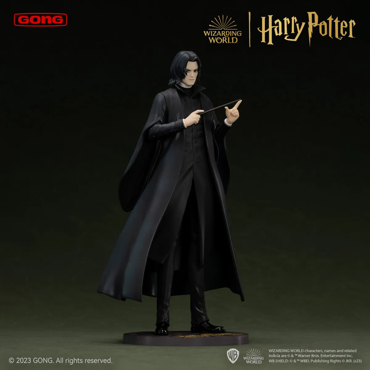 GONG Harry Potter Magic Era Malfoy Snape Harry Potter Ron Weasley Hermione Granger Action Figurine Collection Gift Desktop Decor