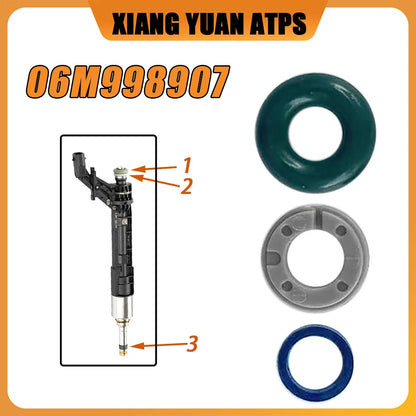 Injector Nozzle Seal Rings Kit 06M998907 04E998907A 9A799890701 For Seat Skoda Audi S6 S7 A8 RS5 SQ7 Macan Cayenne Panamera