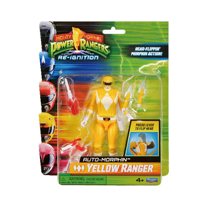 Mighty Morphin Power Rangers Re-Ignition Black Red Blue Ranger Mastodon Rita Repulsa Pterodactyl Action Figure Collectible Toys