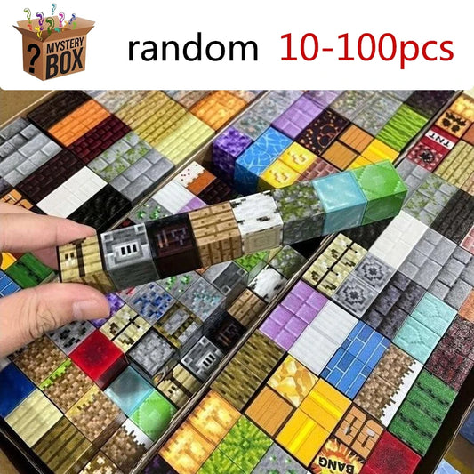 2026 My mystery Toys Magnetic Building Blocks Random 10-100pcs,Education Toy Magnetic Toys Stacking Construction Set