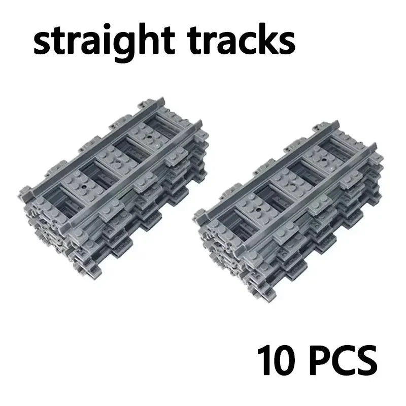 MOC QL0308 QL0318 Rail Transit Luxury High-speed Train Model Puzzle Toy Building Blocks Children Education Birthday Gift