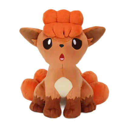 Shiny Ninetales Vulpix Plush Toys Stuffed Animal Charizard Game for Collectible Gift,Soft Plushies Cartoon Character 20-30cm