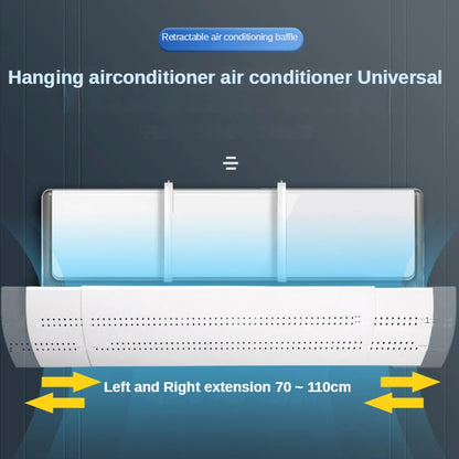 Avoid Punch Wind Deflector Straight Blow Outlet Wind Shields Wall-mounted Air Conditioning Wind Deflector Scalable Universal